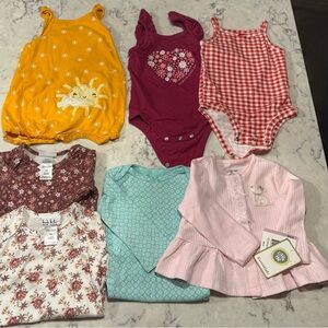 Assorted Baby Onesies and Tops